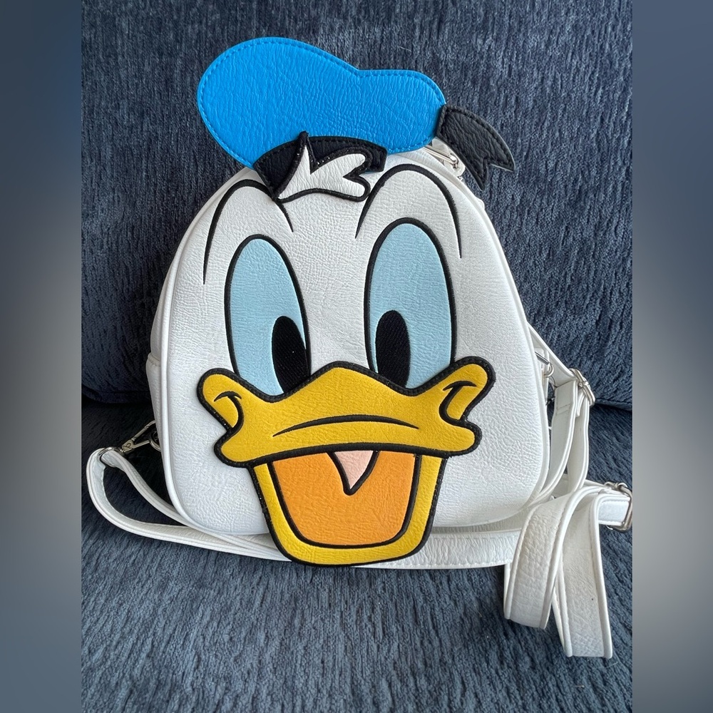 Dual faced Donald/Daisy Duck Backpack